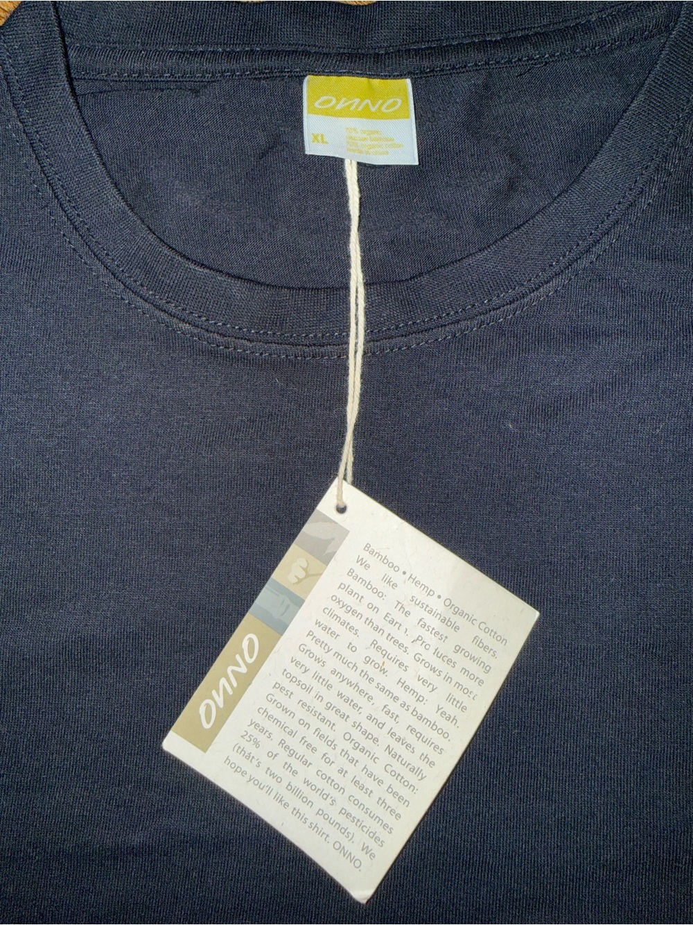 ONNO black Crew Neck T-Shirt XL NWT - Picture 2 of 6